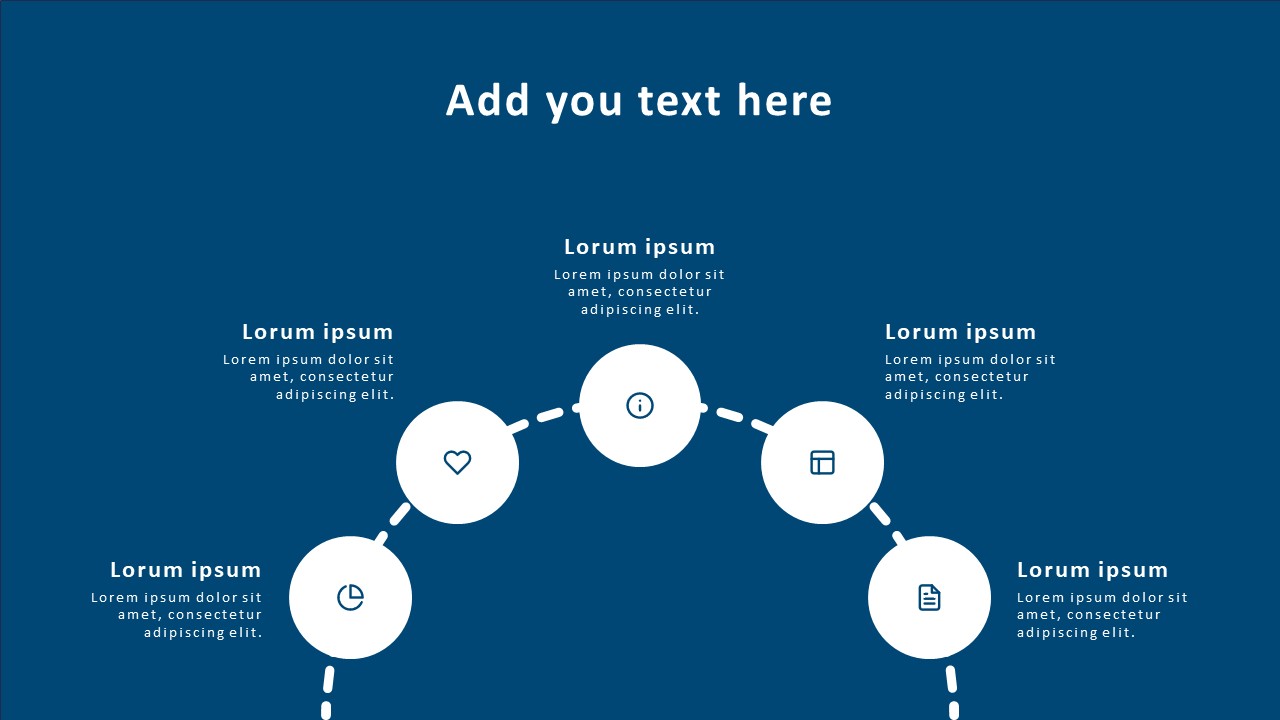5 Circle & Icon PowerPoint Template