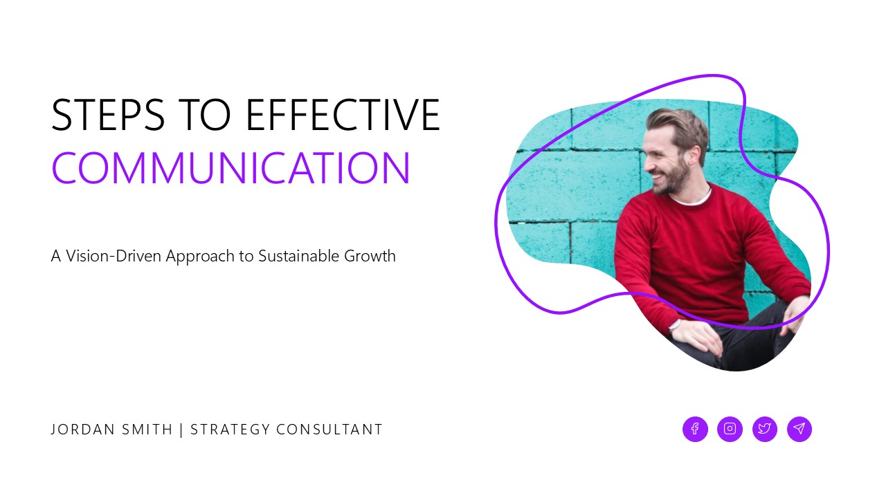 Cover slide PowerPoint Template - S1078