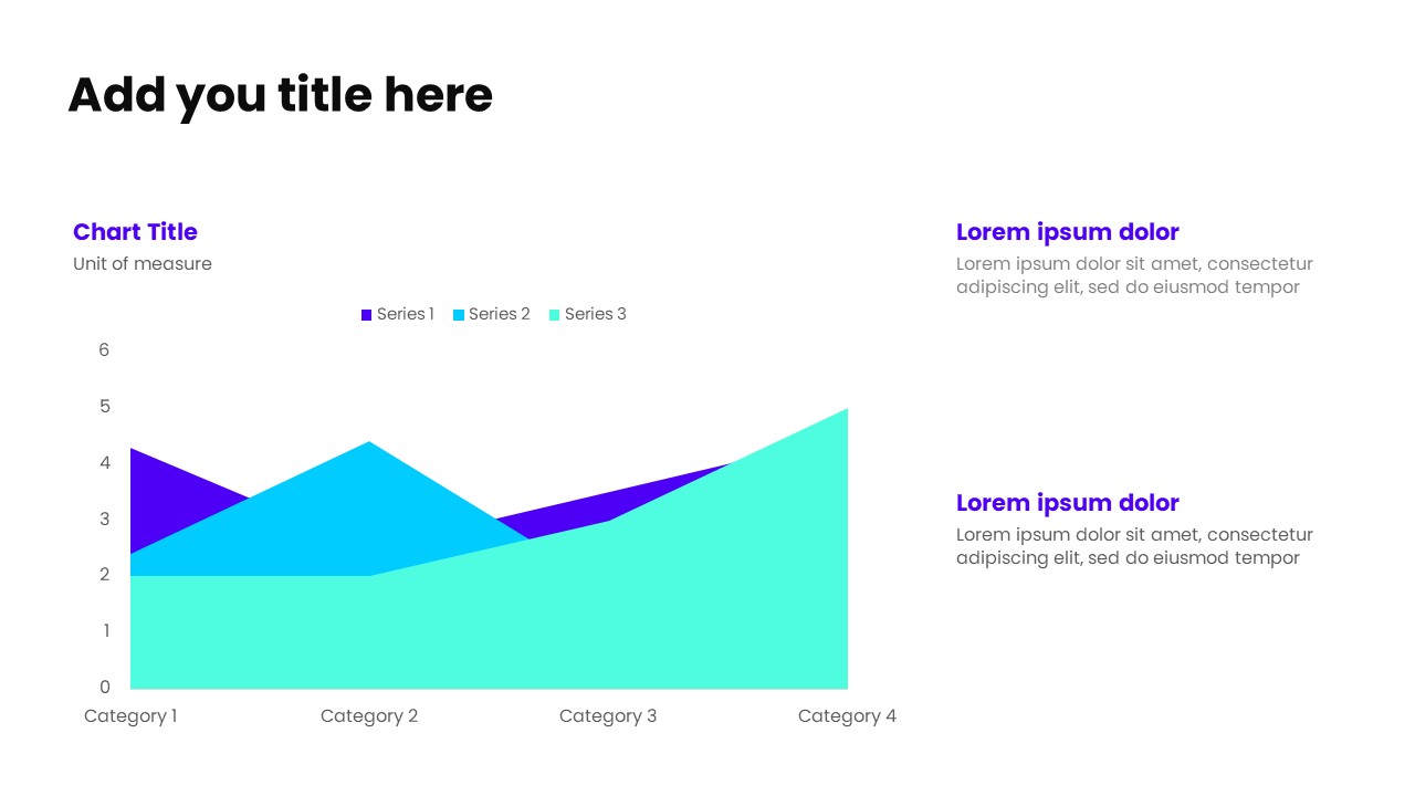 Area Chart PowerPoint Template - S1113