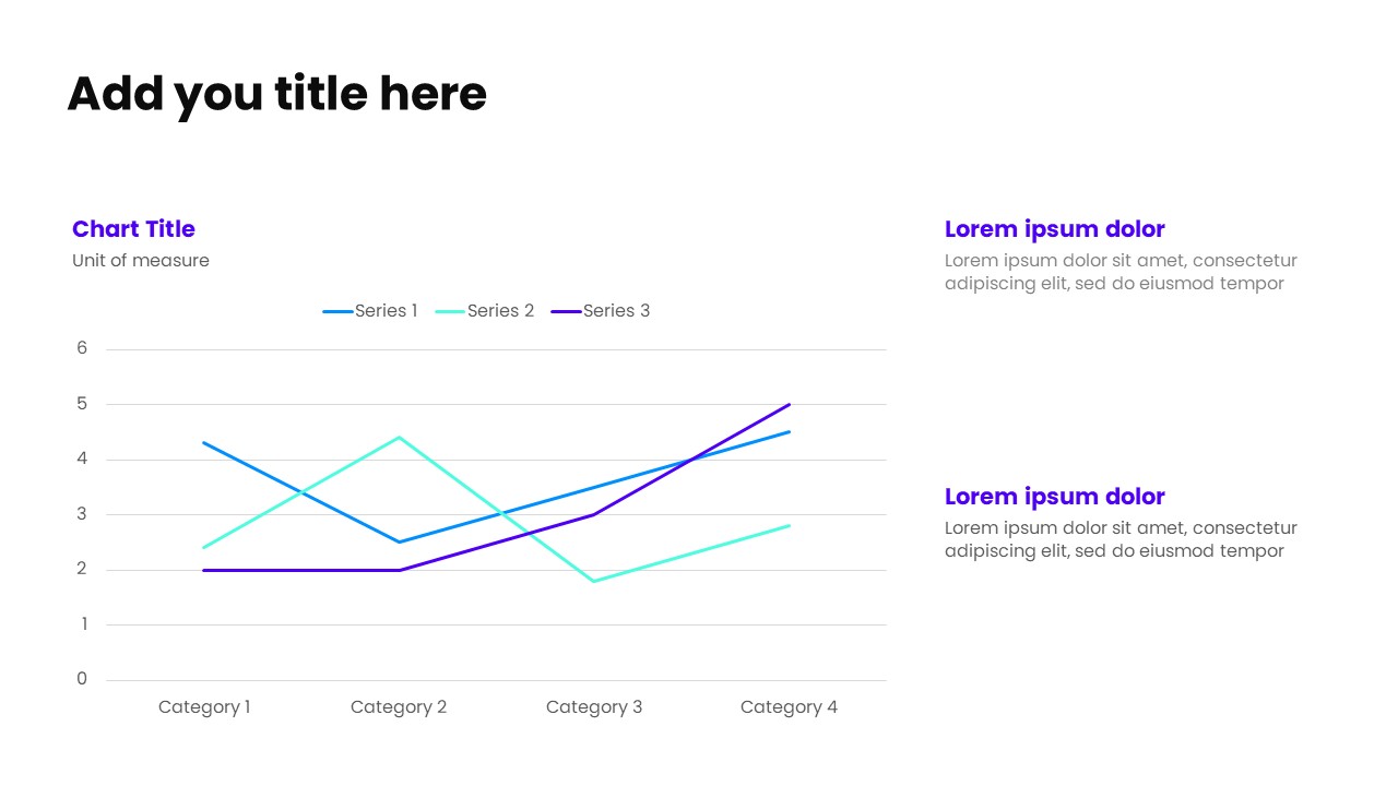 Line Chart PowerPoint Template
