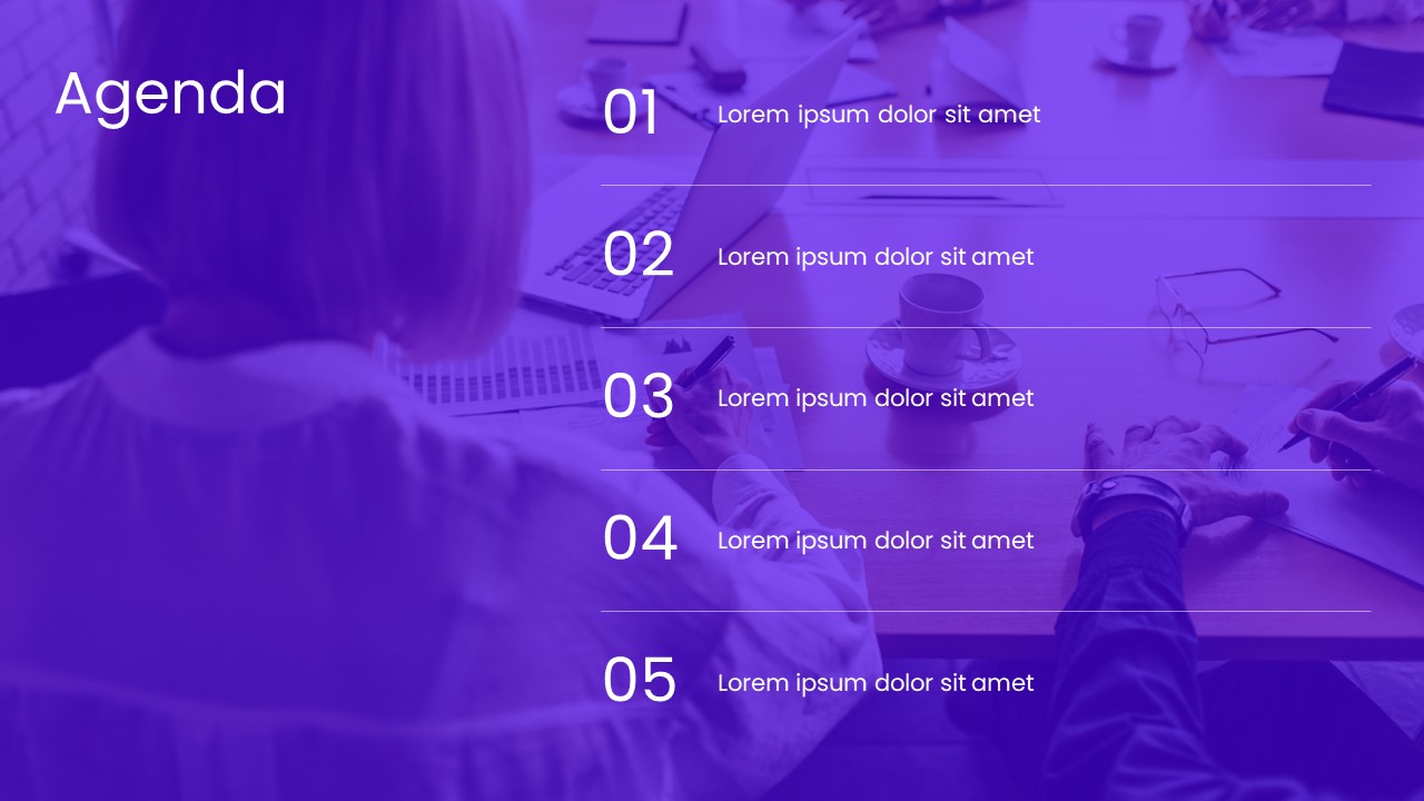 Table of Content PowerPoint Template - S1124