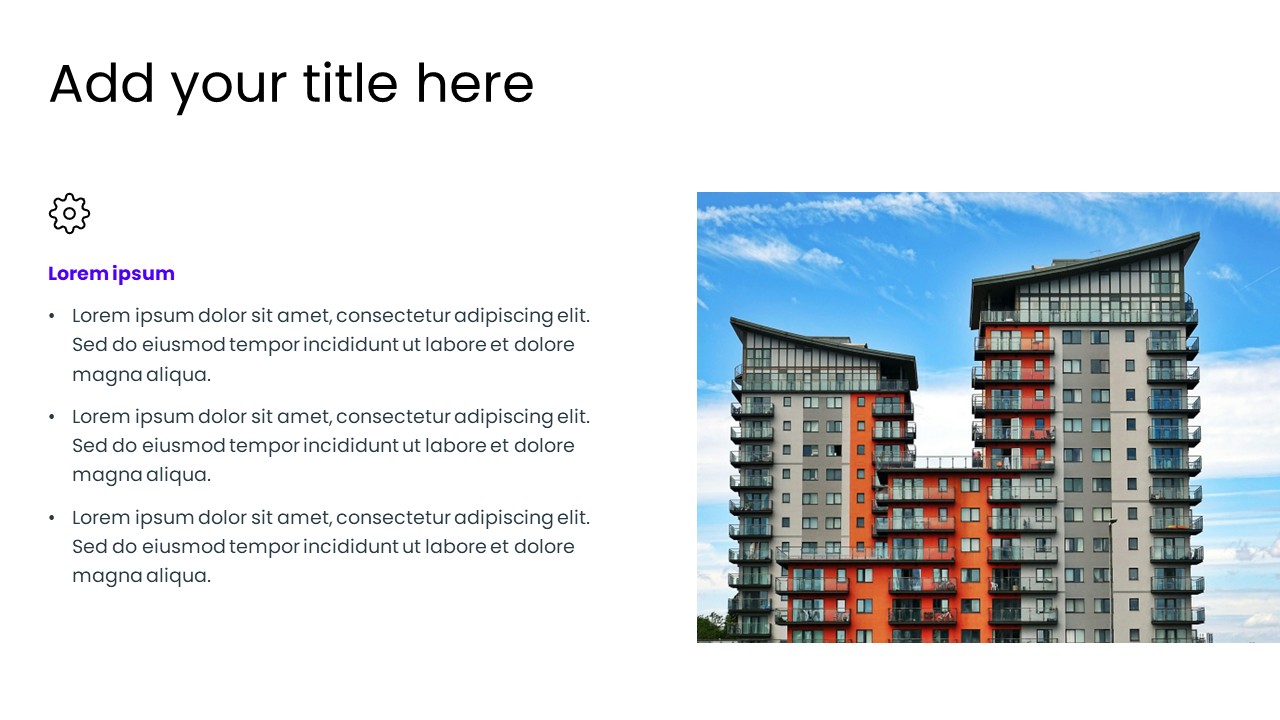 Text with Image PowerPoint Template - S1132