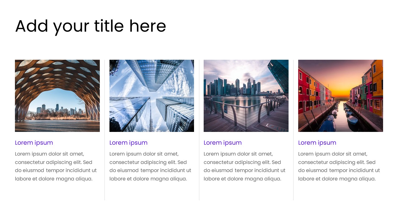 Overview with Visual Highlights PowerPoint Template