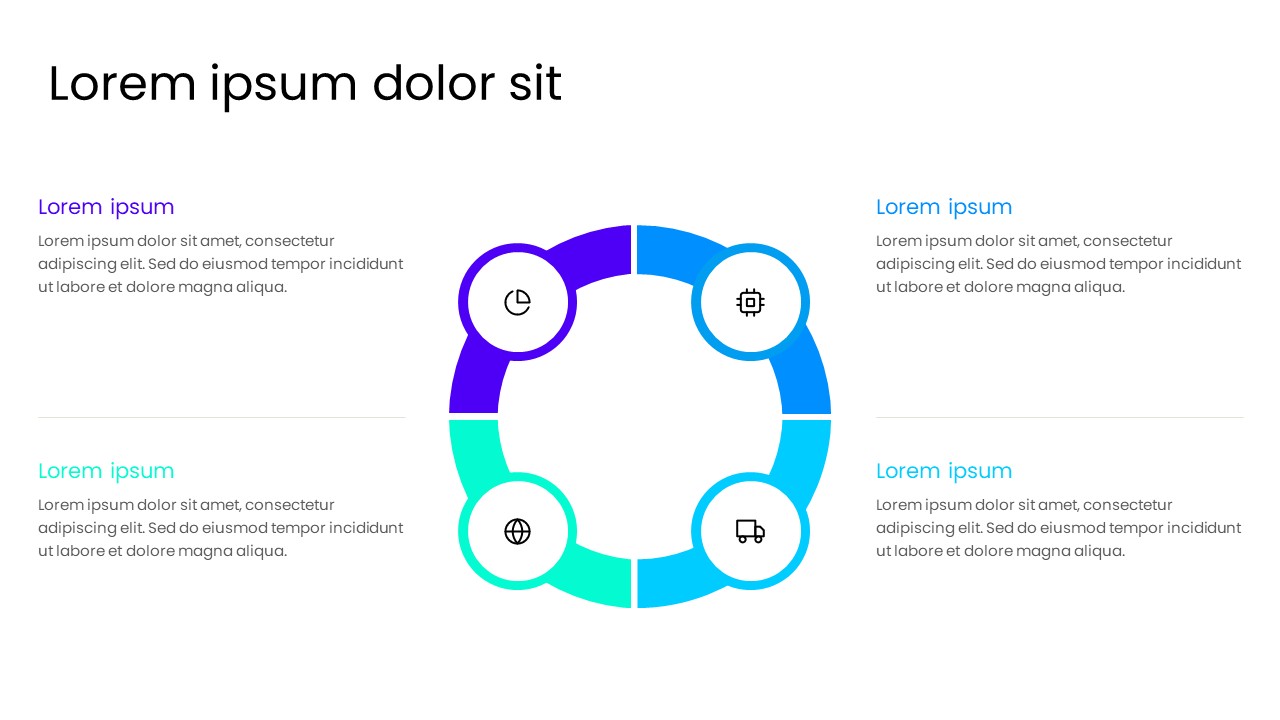 Circular Cycle PowerPoint Template