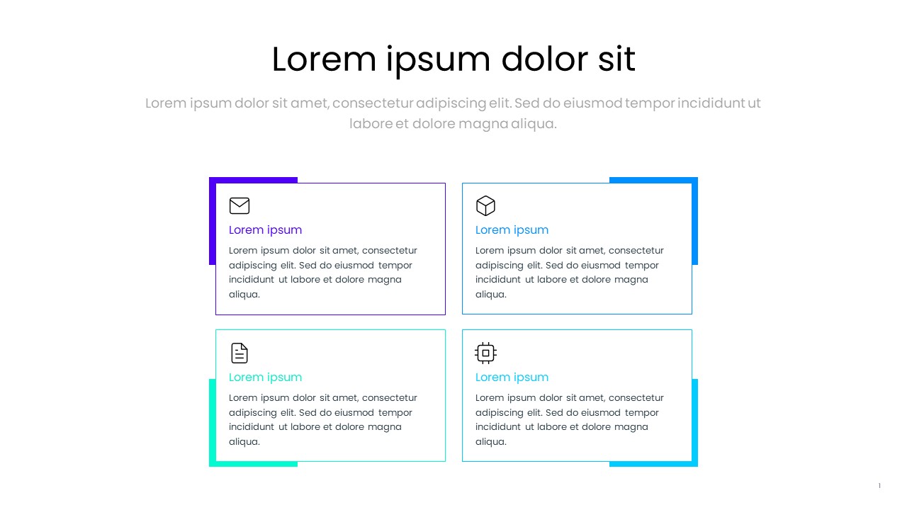 Minimal Modern Matrix Presentation Template