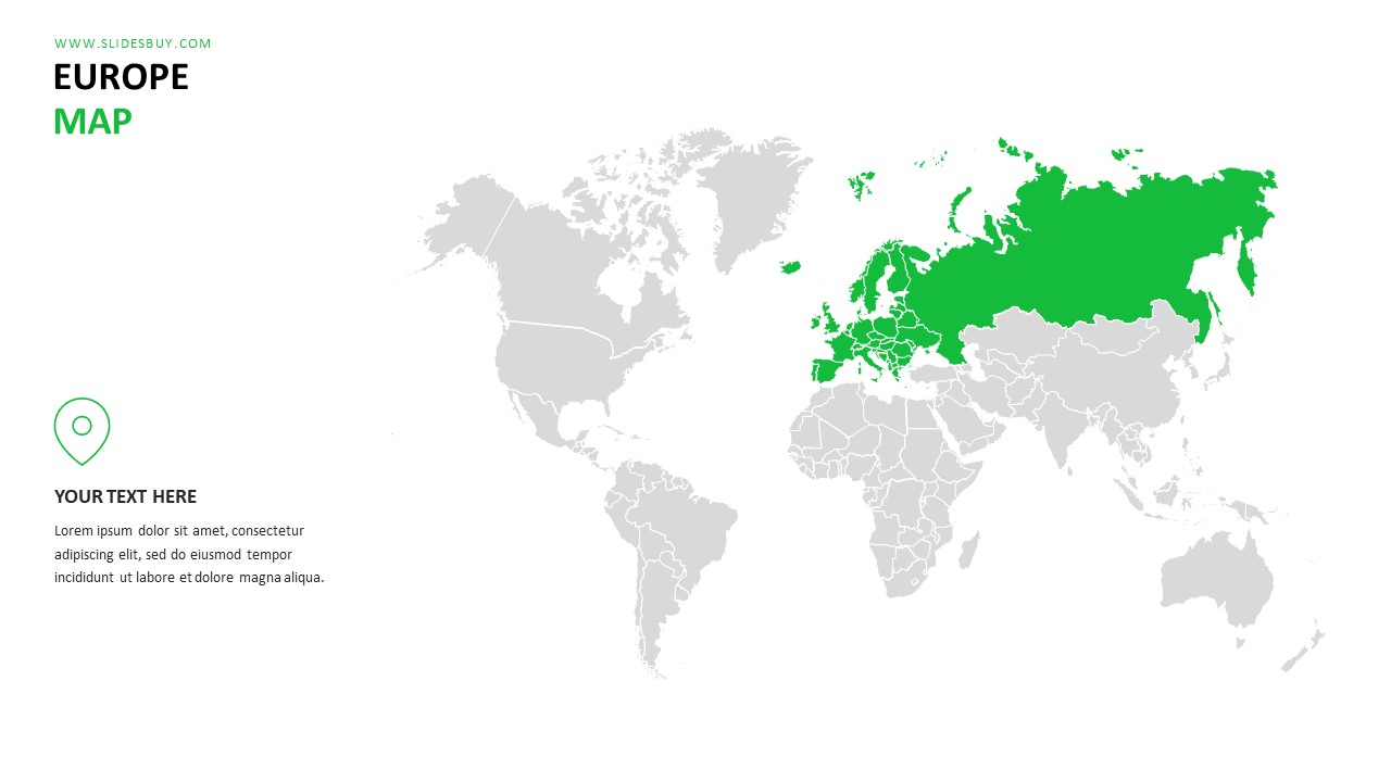 Europe Map PowerPoint Template